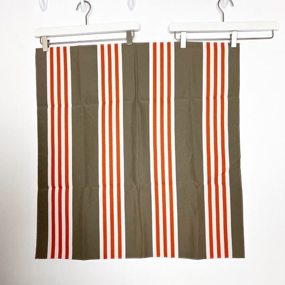 JAB Anstoetz Fabric Other - JAB Anstoetz Fabric Green White New 27" x 27" Made in Italy UV Stain resistant